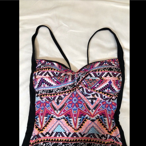 NWT Seafolly Sahara Twist Front Tankini swim top - Picture 4 of 8